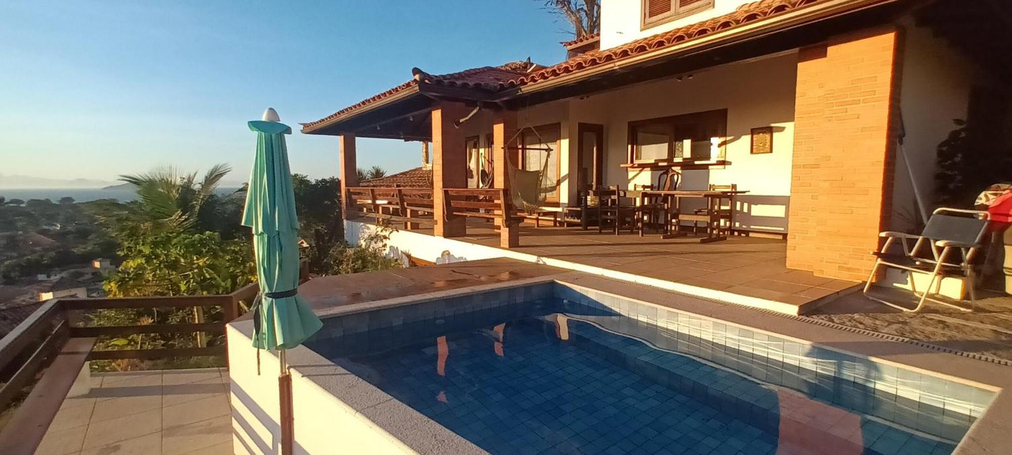 Casa E Piscina Privativa, Vista Para O Mar Em Condominio Pe Na Areia Armacao dos Buzios Dış mekan fotoğraf